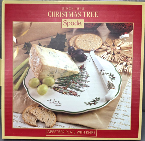 Spode christmas tree appetizer - christmas,