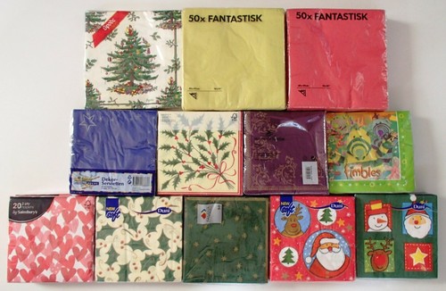 Bnip paper napkins santa - napkins, love
