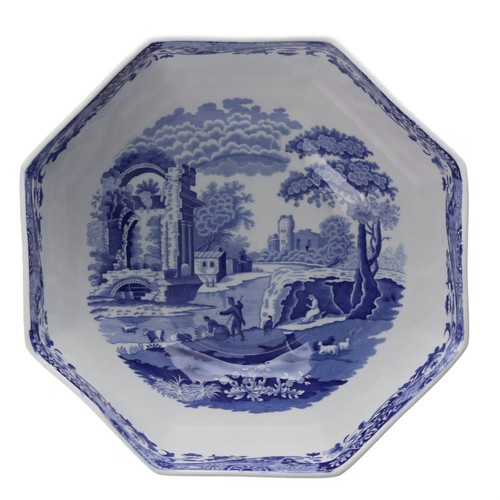 Spode blue italian octagonal - blue,