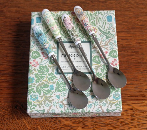 Spode morris tea - spode, spoon
