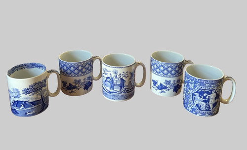 Spode italian coffee mugs - spode,