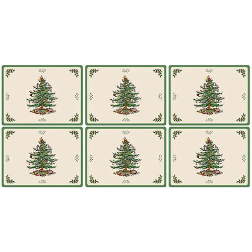 Spode christmas tree set 6 - set,