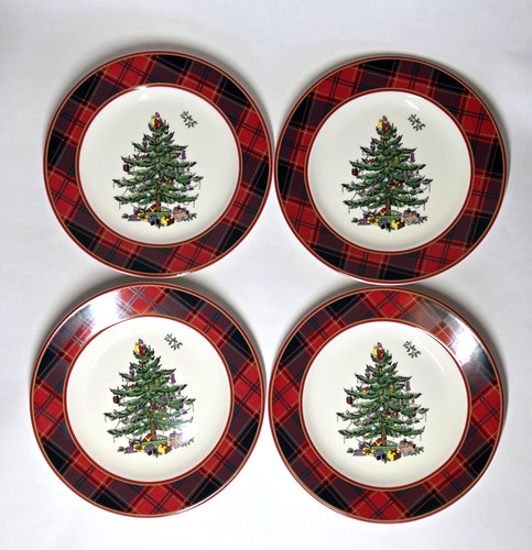 Spode christmas tree - christmas, tartan